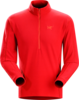 Arcteryx Mens Delta LT Zip Neck Diablo Red