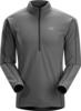 Arcteryx Mens Delta LT Zip Neck Iron Anvil