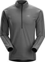 Arcteryx Mens Delta LT Zip Neck Iron Anvil