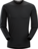 Arcteryx Mens Phase AR Crew LS Black