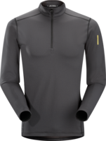 Arcteryx Mens Phase AR Zip Neck LS Carbon Copy
