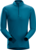 Arcteryx Mens Phase SV Zip LS Thalo Blue