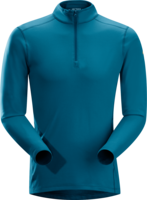Arcteryx Mens Phase SV Zip LS Thalo Blue