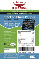 BigHorn Biltong Cracked Black Pepper 35g
