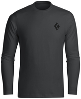 Black Diamond Mens Long Sleeve Tee Icon Slate