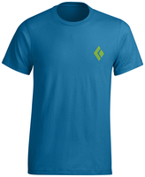 Black Diamond Mens Short Sleeve Tee Icon Sapphire