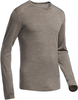Icebreaker Mens Oasis Long Sleeve Crewe Heather