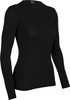 Icebreaker Womens Everyday Long Sleeve Crewe Black