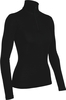 Icebreaker Womens Everyday Long Sleeve Half Zip Black