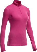 Icebreaker Womens Everyday Long Sleeve Half Zip Magenta