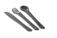 Lifeventure Ellipse KFS Graphite Cutlery Set