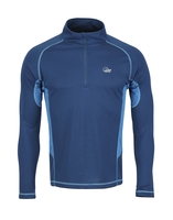 Lowe Alpine Mens Dryflo 150 Zip Longsleeve Tee Ink