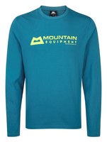 Mountain Equipment Mens Branded Long Sleeve Tee Nautilus