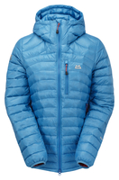 Mountain Equipment Womens Arete Hooded Jacket Enamel Blue