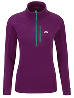 Mountain Equipment Womens Micro Zip Tee Foxglove
