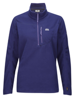 Mountain Equipment Womens Micro Zip Tee Indigo