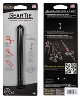 NiteIze Gear Tie 12 Black