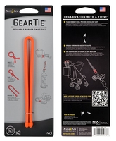 NiteIze Gear Tie 12 Orange