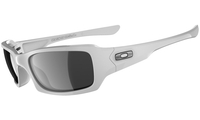 Oakley Fives Squared Polished White Black Iridium Polarized