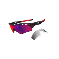Oakley RadarLock Path Matte Black OO Red Iridium Polarized Black Irid