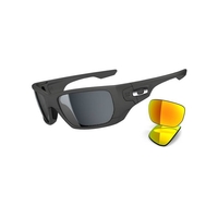 Oakley Style Switch Matte Dark Grey Fire Iridium Grey Polarized