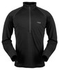Rab Mens MeCo 165 Long Sleeve Zip Tee Black