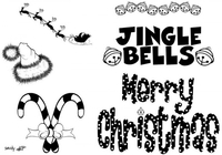 Art Stamps Jingle Bells Clear Stamp