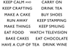 Art Stamps Keep Calm and Clear Stamp