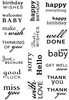 Art Stamps PA Big Sentiments Clear Stamps