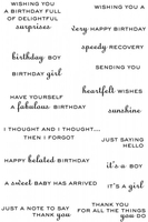 Art Stamps PA Double Sayings Clear Stamps