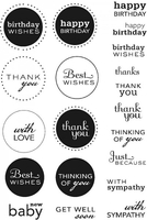 Art Stamps PA Mixed Sentiments Clear Stamps