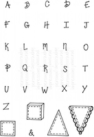 Art Stamps SD Baby Alphabet Clear Stamp
