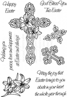 Art Stamps SD Easter Crosses Clear Stamp