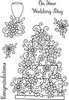 Art Stamps SD Wedding Cake Clear Stamp