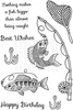 Art Stamps SDNothing Makes a Fish Bigger Clear Stamp