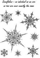 Art Stamps Snowflakes Clear Stamp
