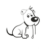 Bullet Journal Stamp - Dog Walking,  Customise and order stamps online
