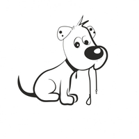 Bullet Journal Stamp - Dog Walking,  Customise and order stamps online