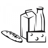 Bullet Journal Stamp - Grocery,  Customise and order stamps online