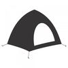 Bullet Journal Stamp - Tent,  Customise and order stamps online