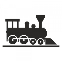 Bullet Journal Stamp - Train,  Customise and order stamps online