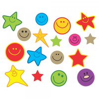 Bumper Pack Square Shiny Mini Happy Faces,  Customise and order stamps online