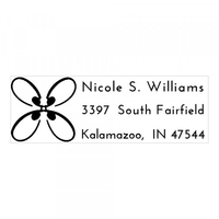 Butterfly Monogram Stamp,  Customise and order stamps online