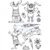 Cathie Shuttlworth Designs Honey Bunny Clear Stamp A6