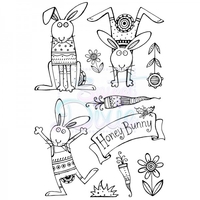 Cathie Shuttlworth Designs Honey Bunny Clear Stamp A6