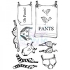 Cathie Shuttlworth Designs Washing Line Clear Stamp A6
