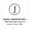 Circled Up Square Monogram Stamp,  Customise and order stamps online