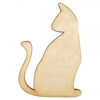 Craft Shapes Cat side profile