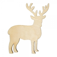 Craft Shapes Reindeer side profile