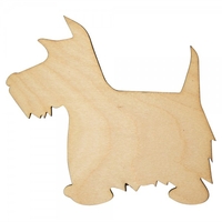 Craft Shapes Scottie Dog